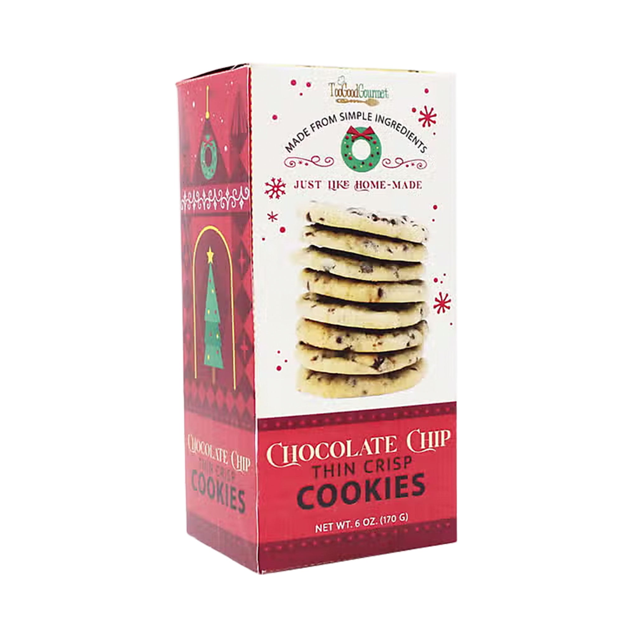 Chocolate Chip Thin Crisp Cookies