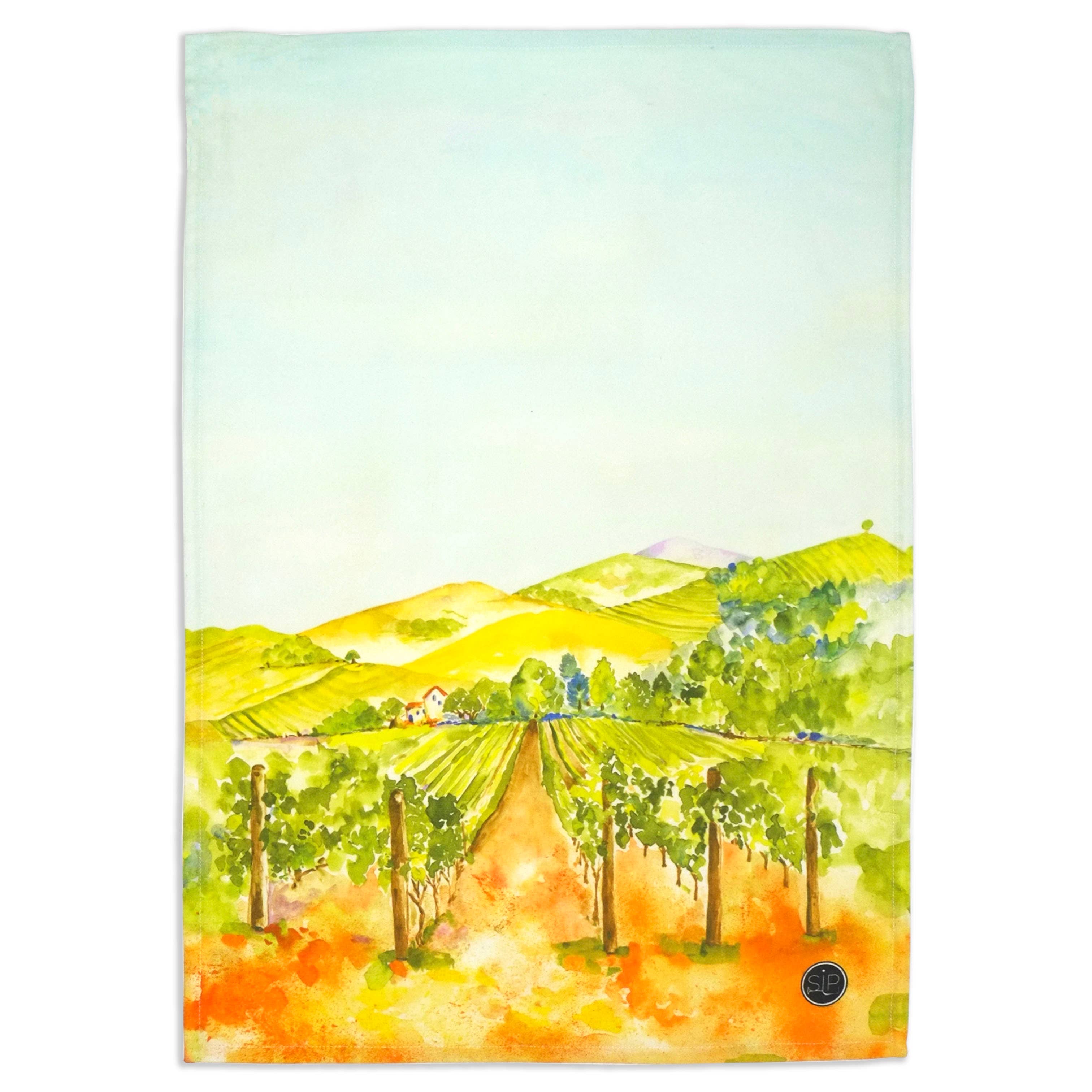 &quot;Among the Vines&quot; Kitchen Towel