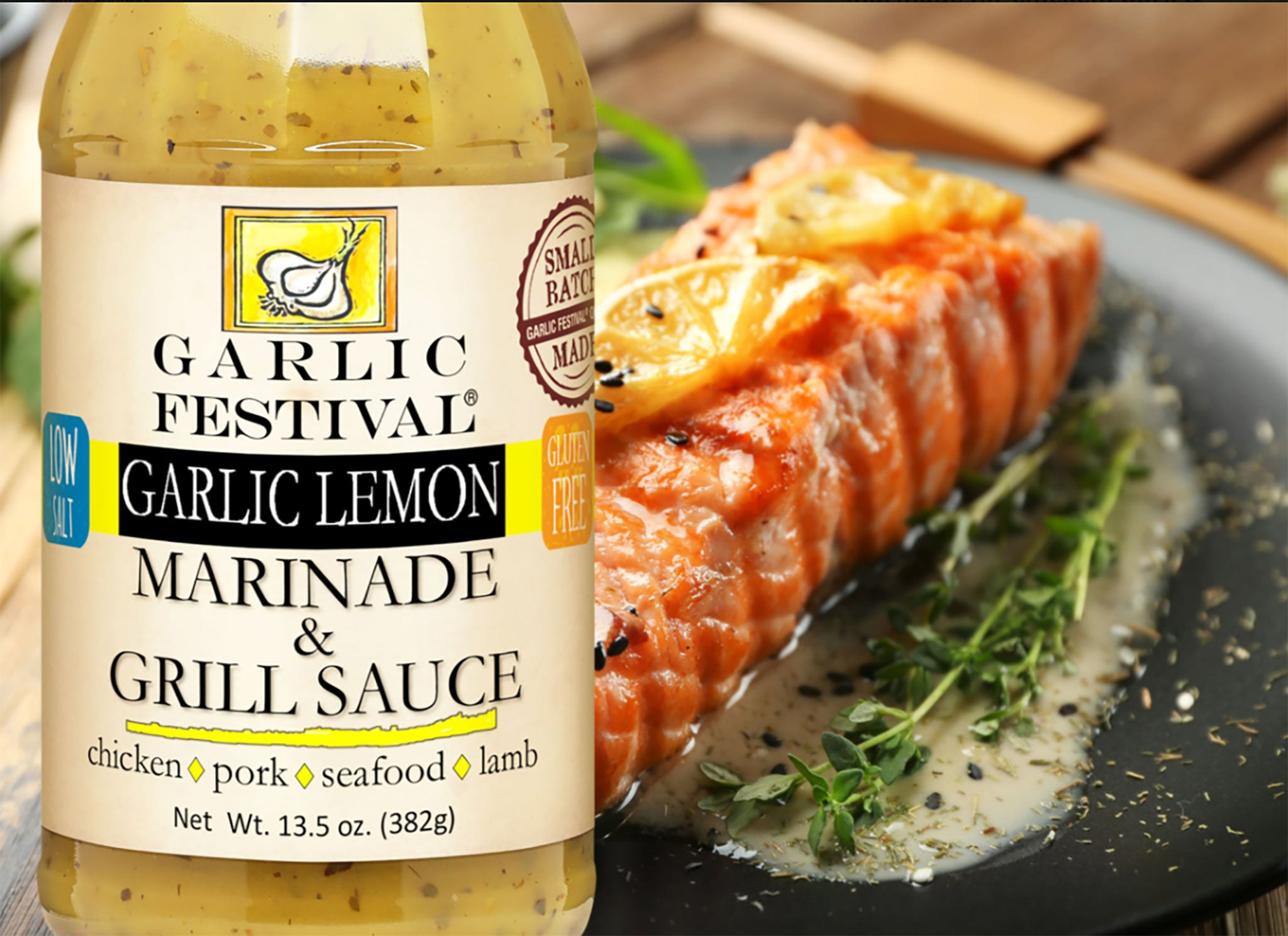 Recipe: Grilled Garlic & Lemon Halibut