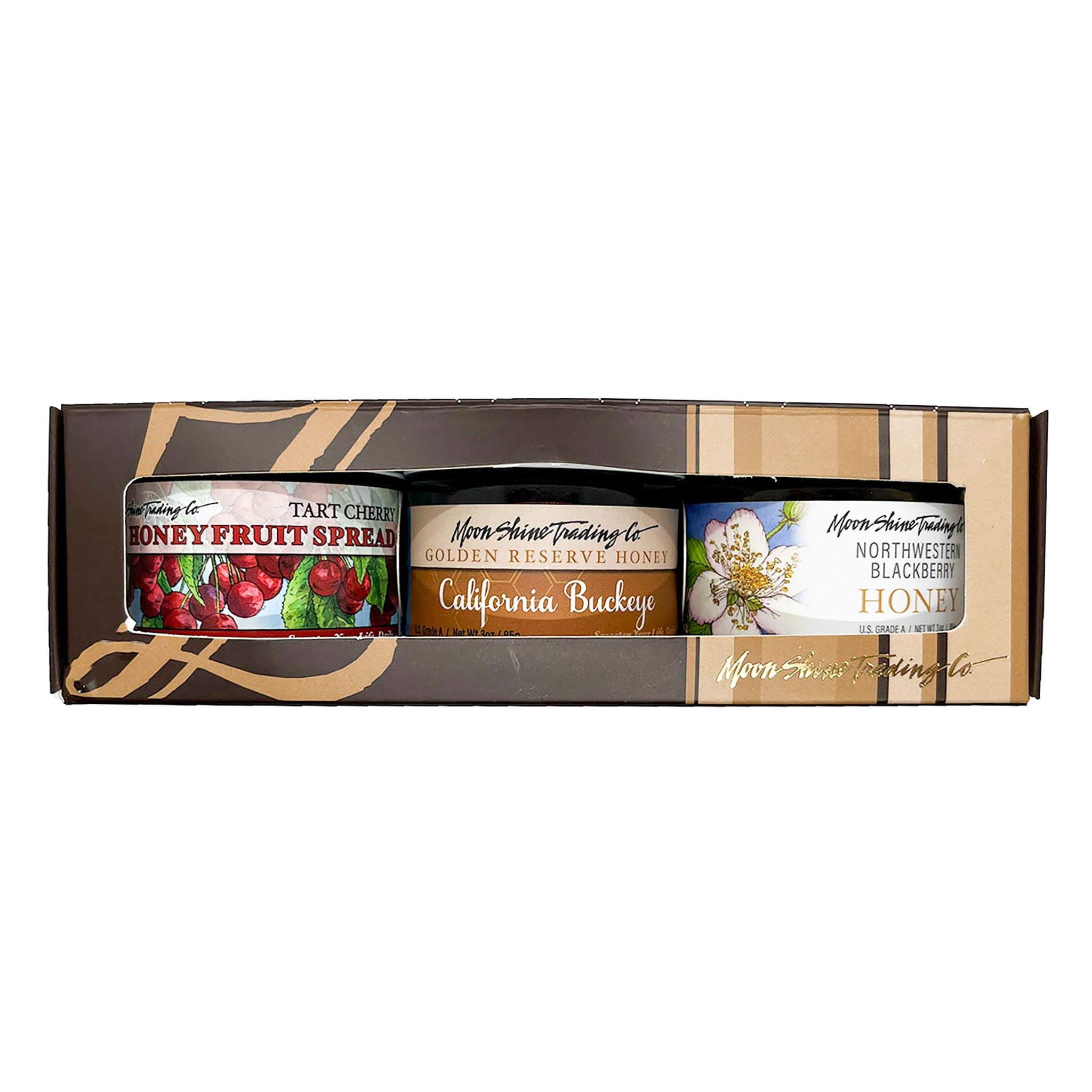 3-Jar Gift Box: Honeys &amp; Spreads (Surprise Assortment)