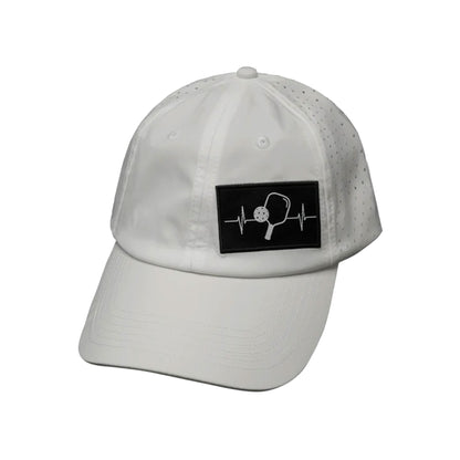 Pickleball 6-Panel Unstructured Heartbeat Hat