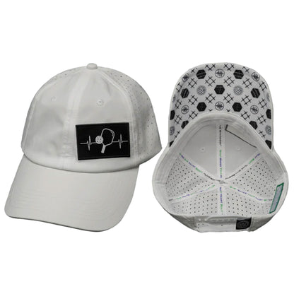 Pickleball 6-Panel Unstructured Heartbeat Hat