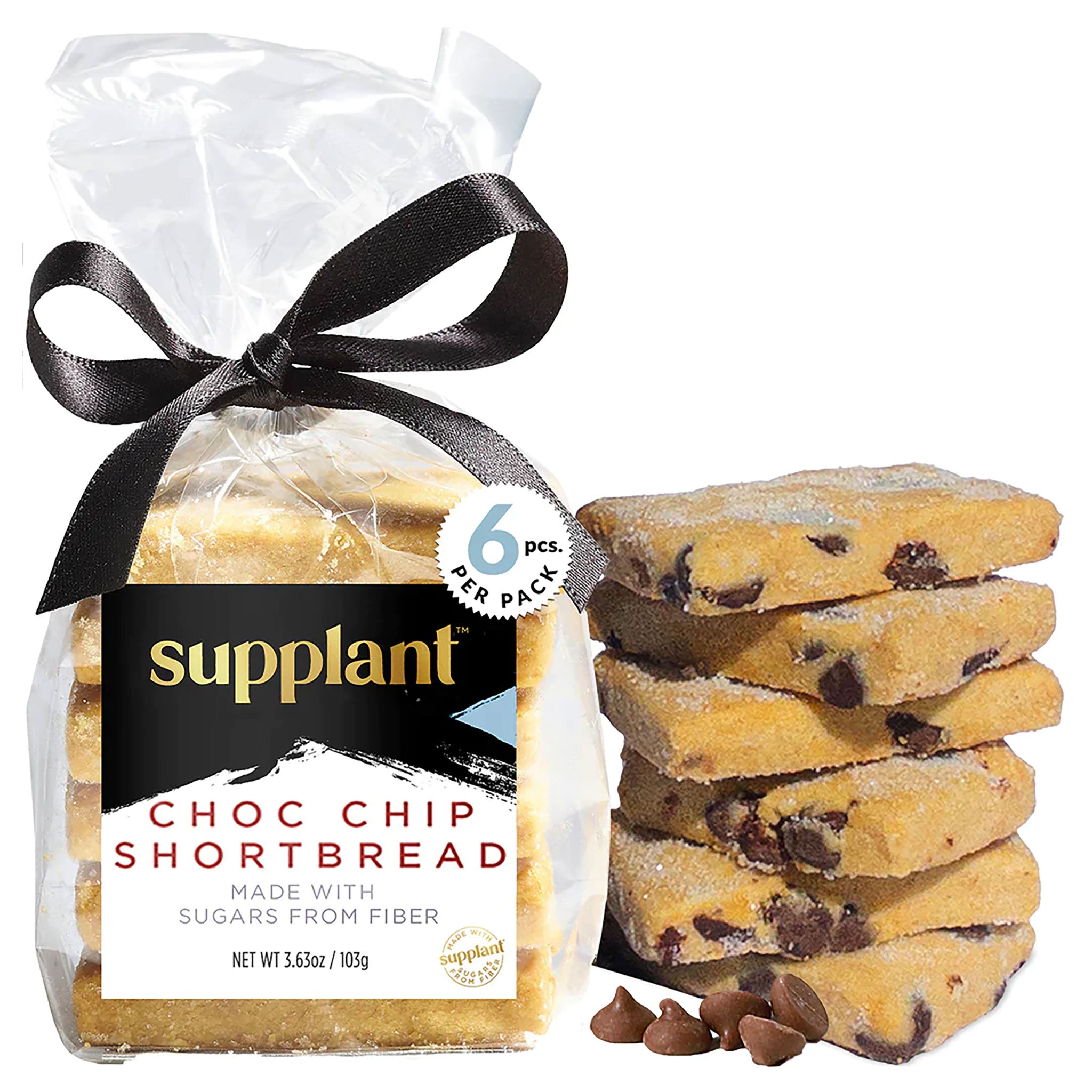 Supplant Chocolate Chip Shortbread Cookies