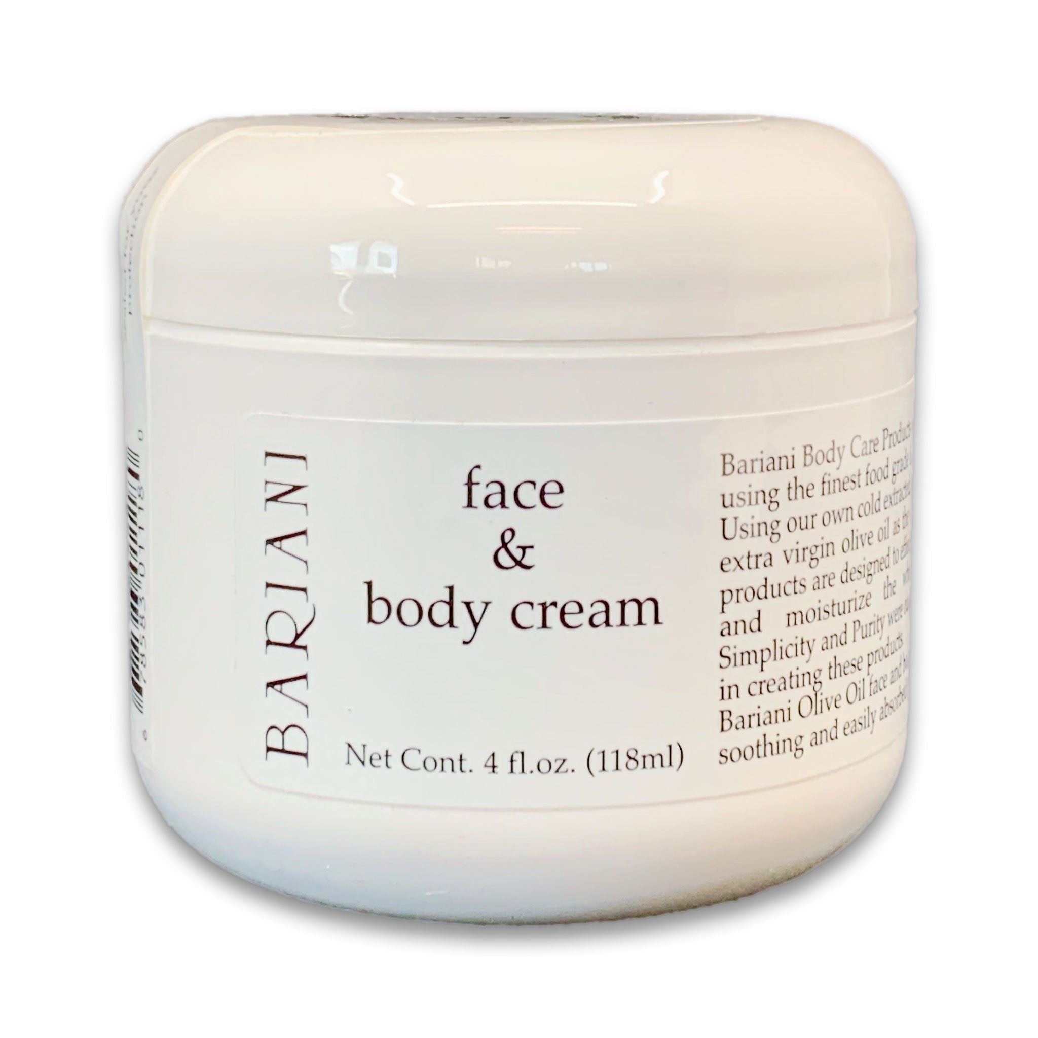 Bariani Olive Oil Company Face &amp; Body Cream