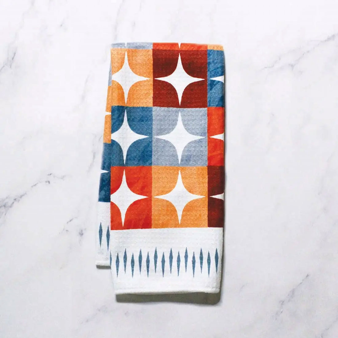 Mid-Century Colorblock Dish Towel