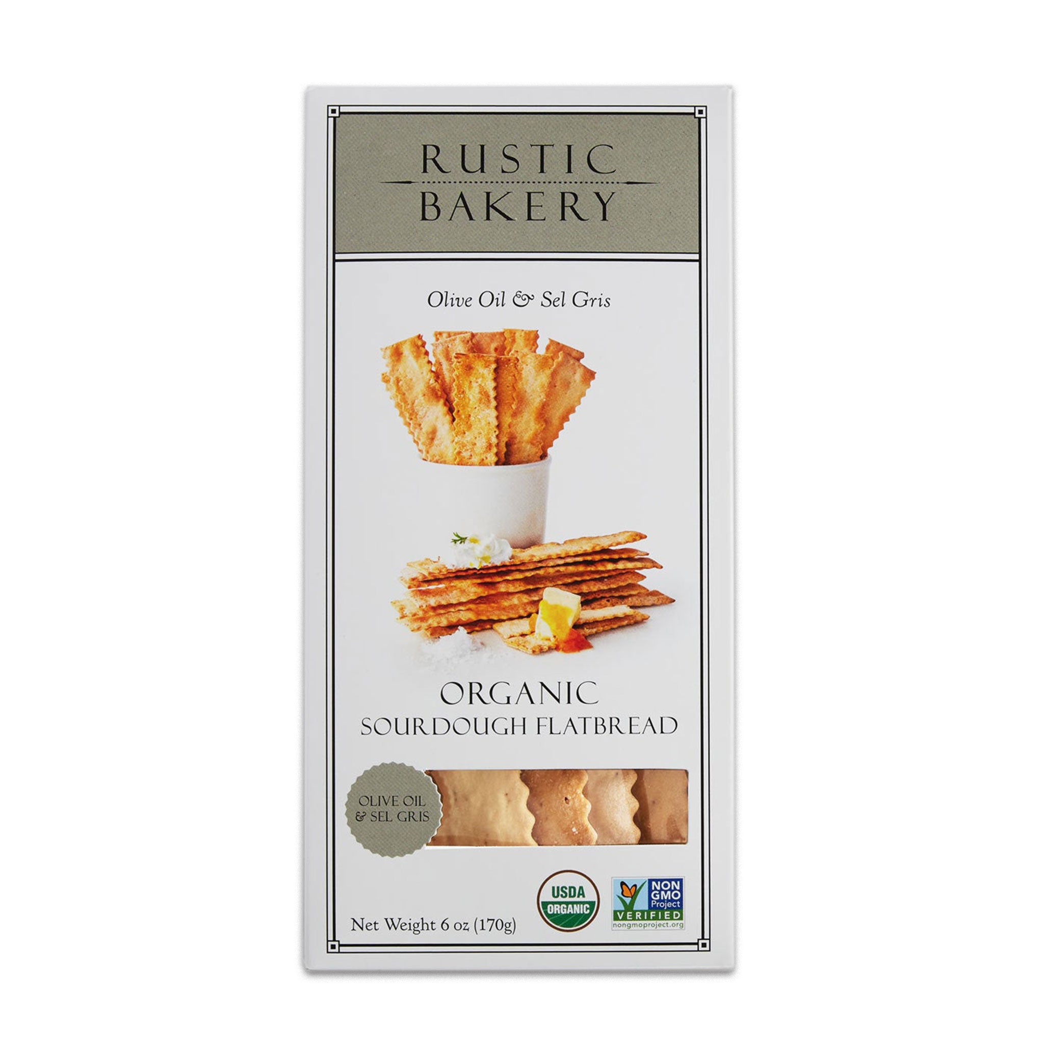 Rustic Bakery Olive Oil &amp; Sel Gris Flatbread
