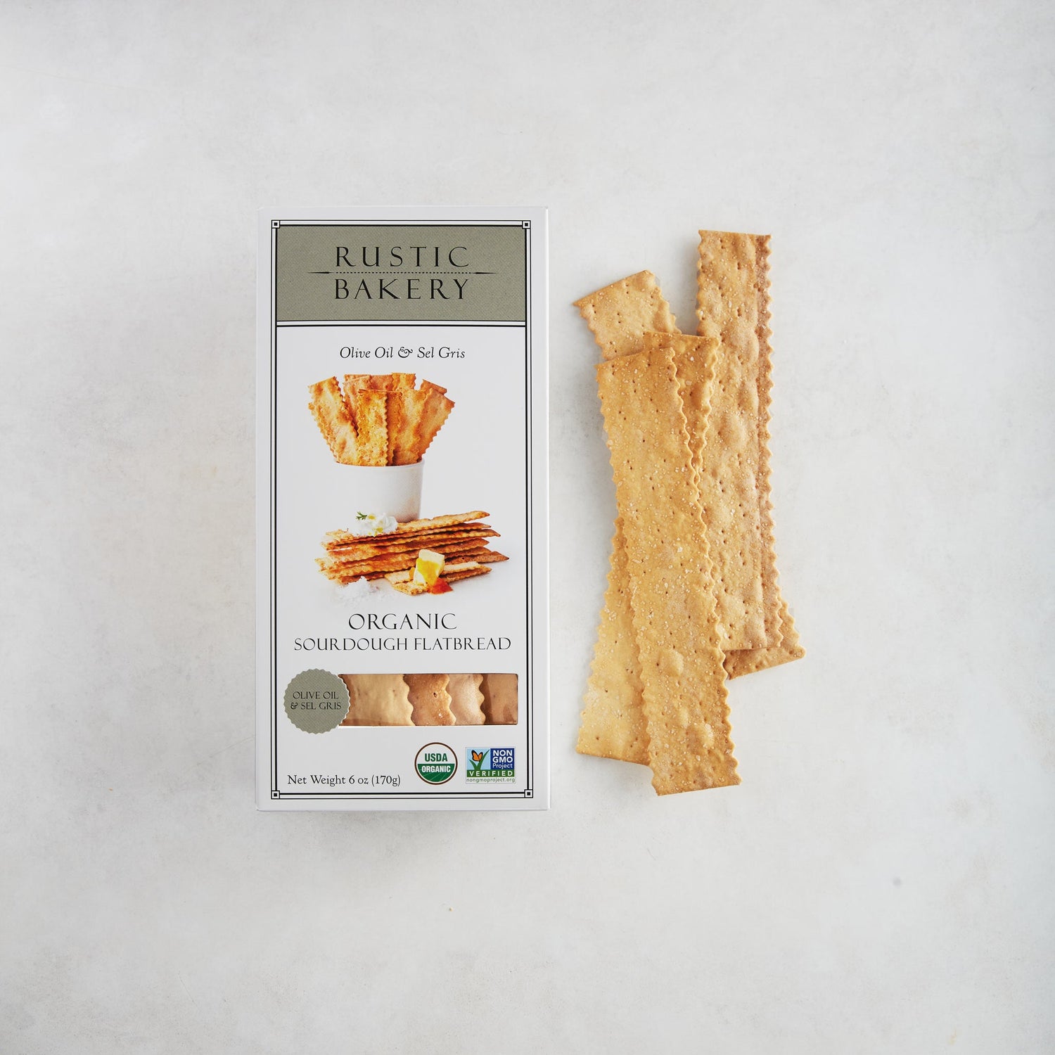 Rustic Bakery Olive Oil &amp; Sel Gris Flatbread