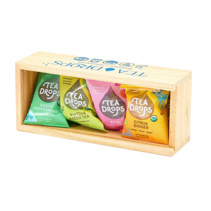 Tea Drops: Assortment in Wood Box
