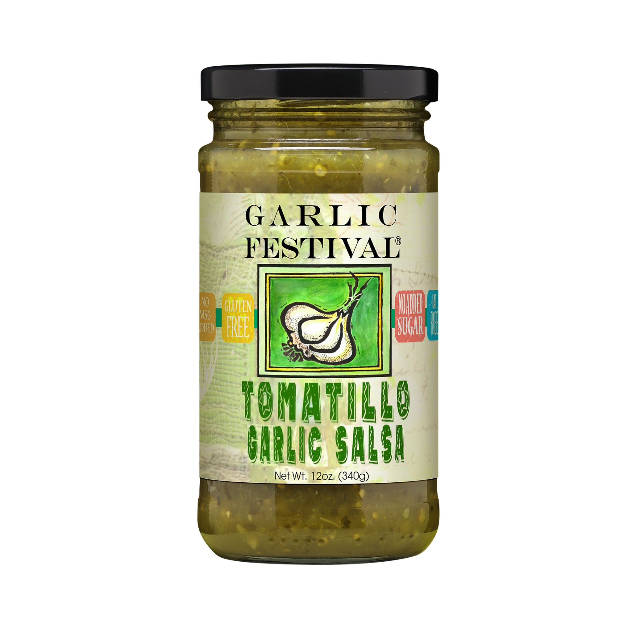 Garlic Festival - Tomatillo Garlic Salsa